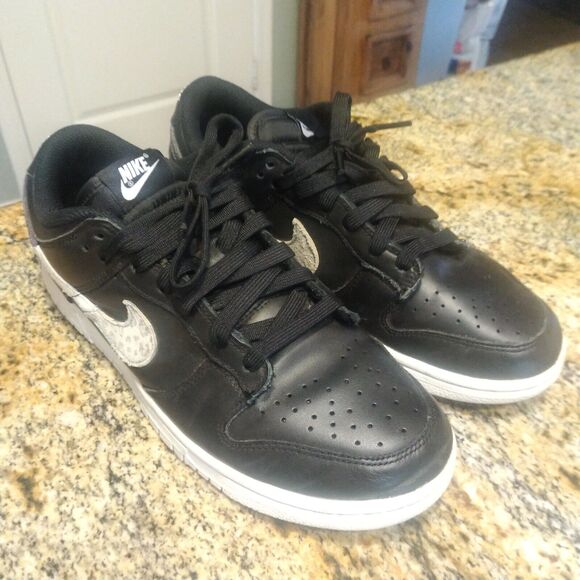 Nike Dunk Low SE Primal Black Leopard Womens Size 10 DD7099-001 Rare Limited main image 8